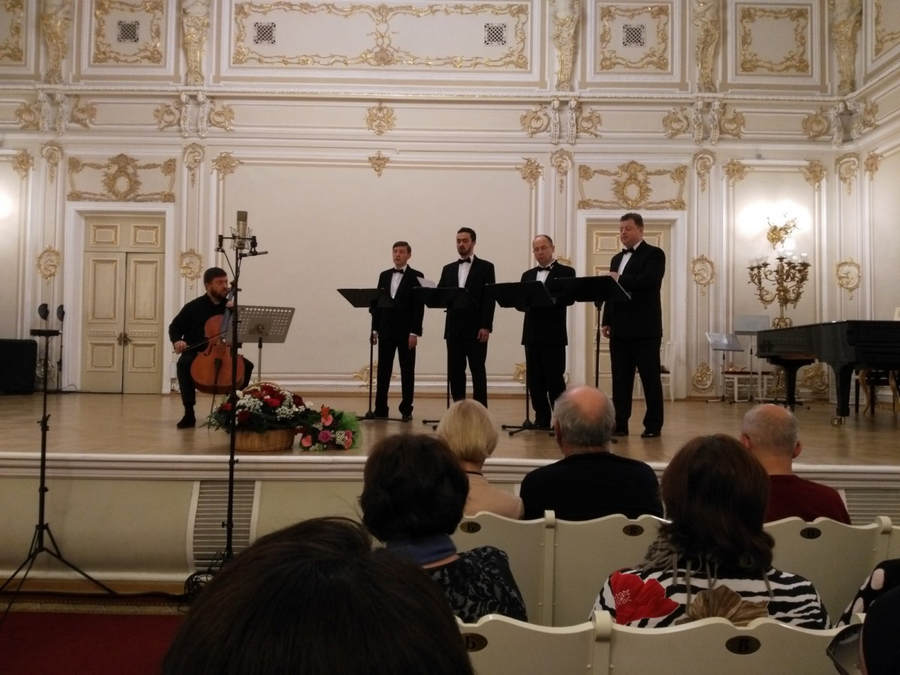 В Малом зале Петербургской Филармонии состоялся Юбилейный концерт Коневец-квартета