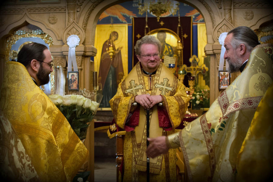 Епископ Выборгский и Приозерский Игнатий совершил Божественную литургию на петербургском подворье Коневского Рождество-Богородичного монастыря
