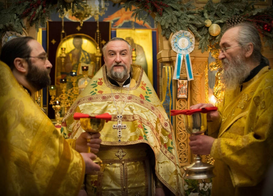 В Неделю о мытаре и фарисее богослужения на петербургском подворье монастыря возглавил наместник обители