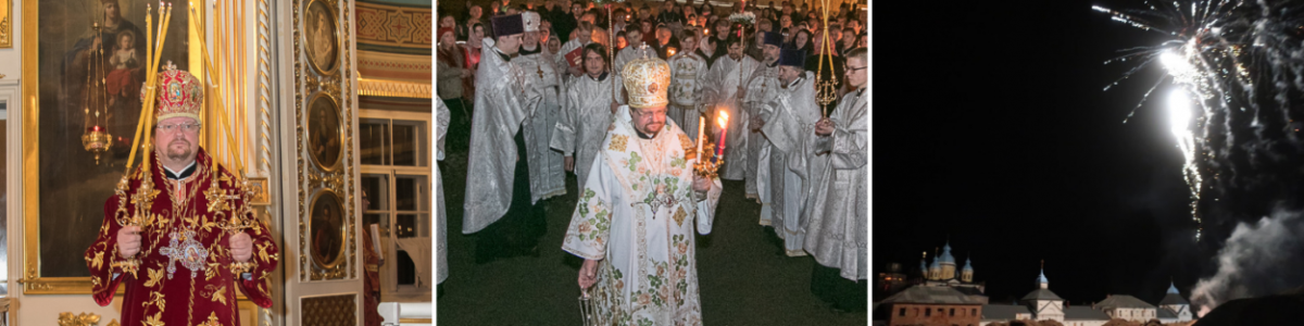 АНОНС: Преосвященнейший Игнатий впервые совершит богослужения Пасхальной ночи в Коневской обители