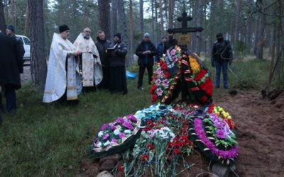 В Коневском монастыре прошло отпевание и похороны Валерия Петровича Чистоколова, старинного друга обители