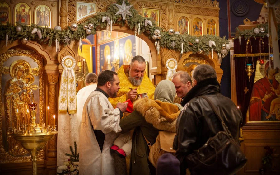 В праздник Обрезания Господня наместник Коневского монастыря возглавил Божественную литургию на петербургском подворье обители