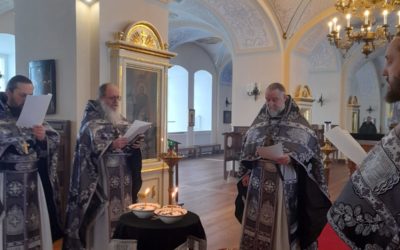 Литургии Преждеосвященных Даров на первой седмице Великого поста совершены в Коневской обители