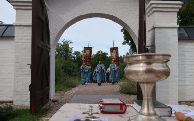 Престольный праздник скита в честь Казанской иконы Божией Матери встретили на Коневце