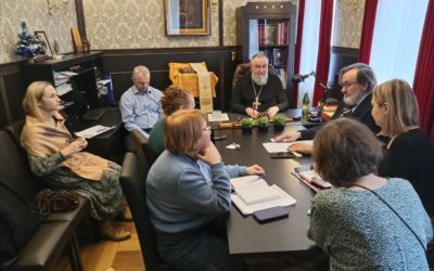 Наместник Коневской обители провел совещание по работе монастырских подразделений на петербургском подворье монастыря