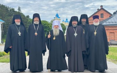 Встреча гостей к Престольному Празднику монастыря