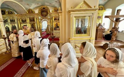 Богослужения Недели отцов  Первого Вселенского собора совершены на Коневце