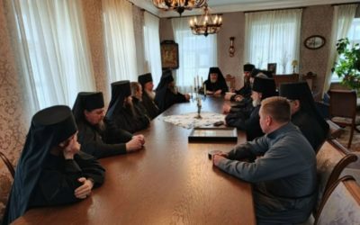 В Коневском Рождество-Богородичном мужском монастыре прошло рабочее собрание братии