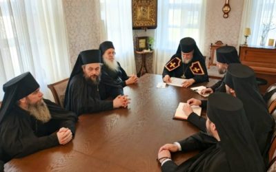 Наместник Коневского монастыря возглавил рабочее собрание братии